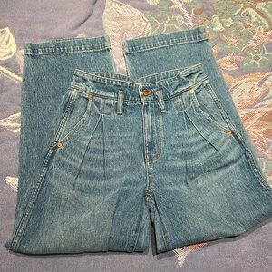 Madewell wide leg jeans